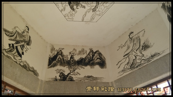 长沙陶公庙壁画